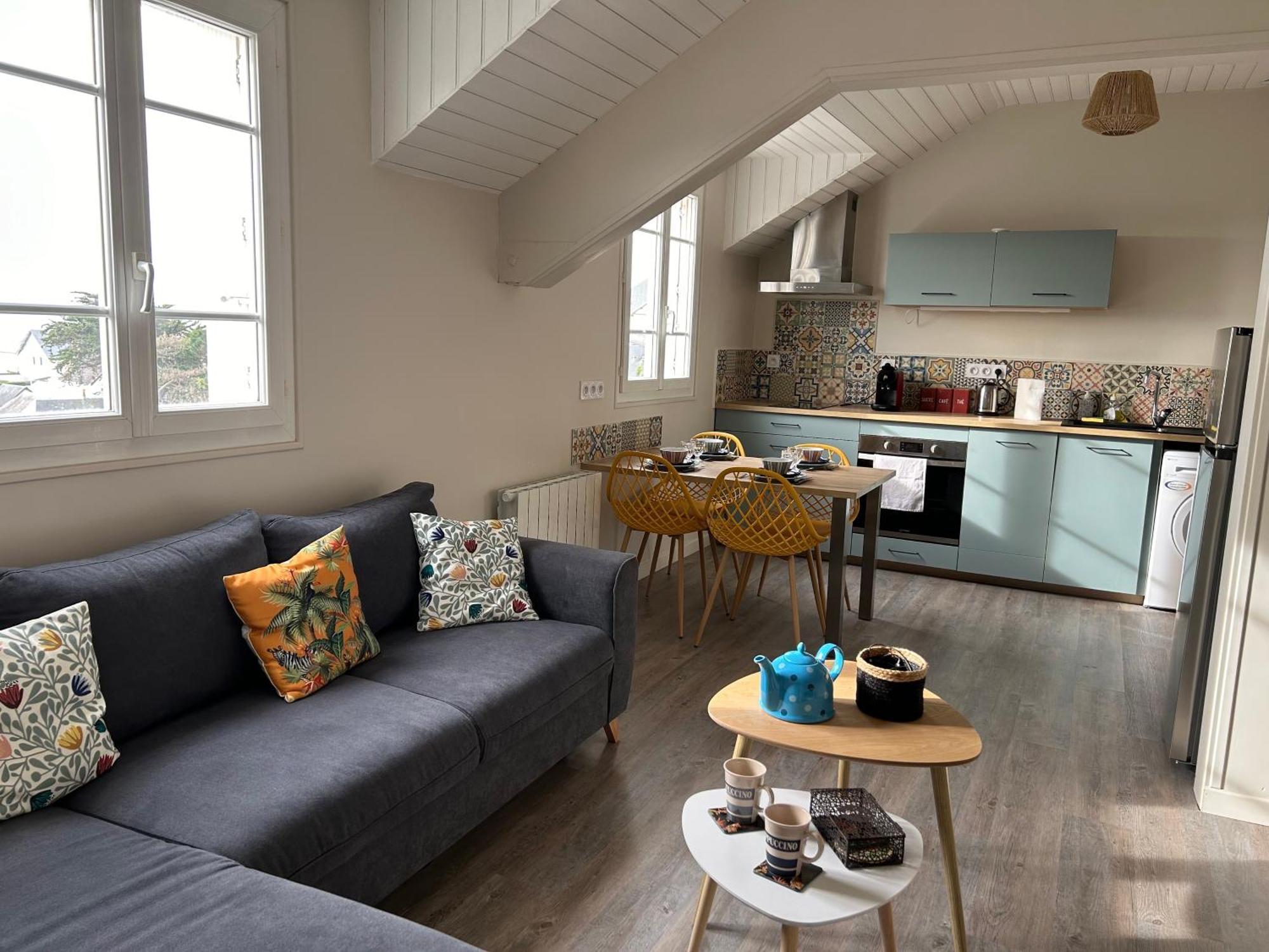 Appartement Pour Evasion Marine A Hauteville Sur Mer Esterno foto